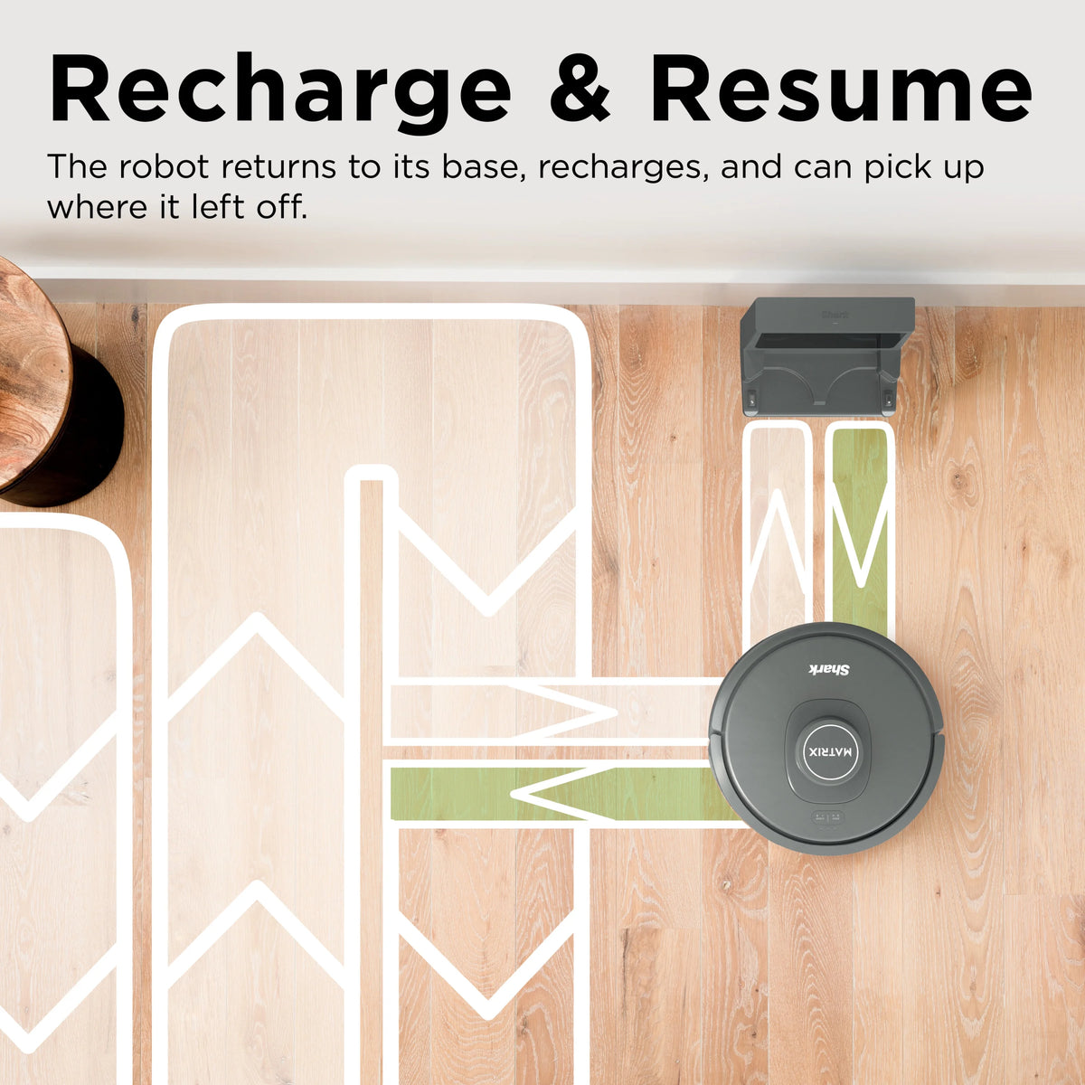 Shark Matrix Robot Vacuum, Carpets & Hard Floors, Precision Home Mapping, Perfect for Pet Hair, Wi-Fi, RV2300