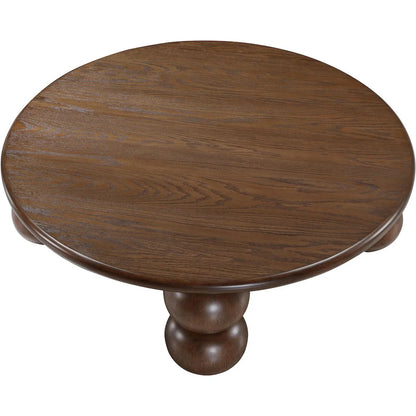 Meridian Furniture Kelvin Brown Wood And Oak Veneer Coffee Table