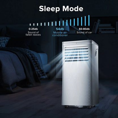 Auseo 5,200 BTU(8000 BTU ASHRAE) Portable Air Conditioners, 3 in 1, Remote Control & Window Kit, Quiet AC Unit for Room/Office