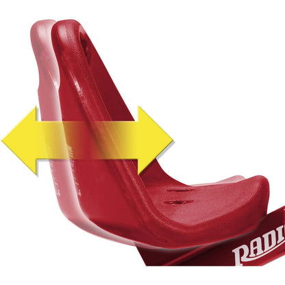Radio Flyer Deluxe Steer &amp; Stroll Tricycle with Parent Push Handle and Adjustable Seat for Ages 2 to 5 Years