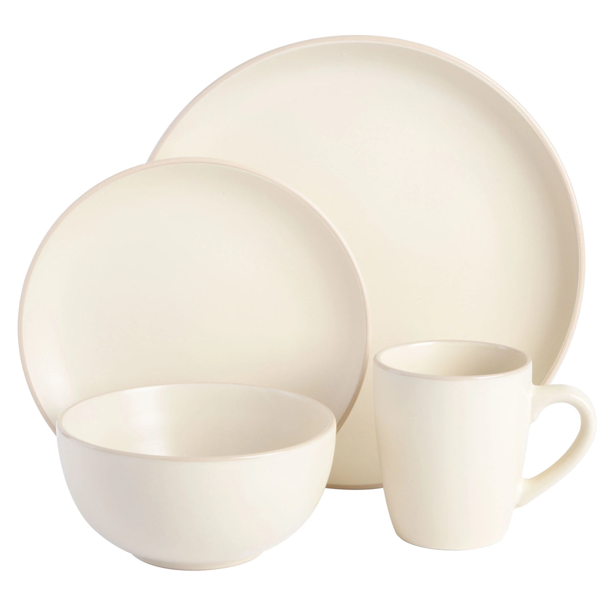 Gibson Home Rockaway 32 Piece Dinnerware Set - Gray