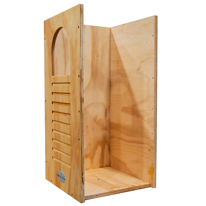 JCS Wildlife Barred Owl Nesting Box DIY Kit - Exterior Grade Treated Plywood - An Owl Box Perfect for Barred Owls