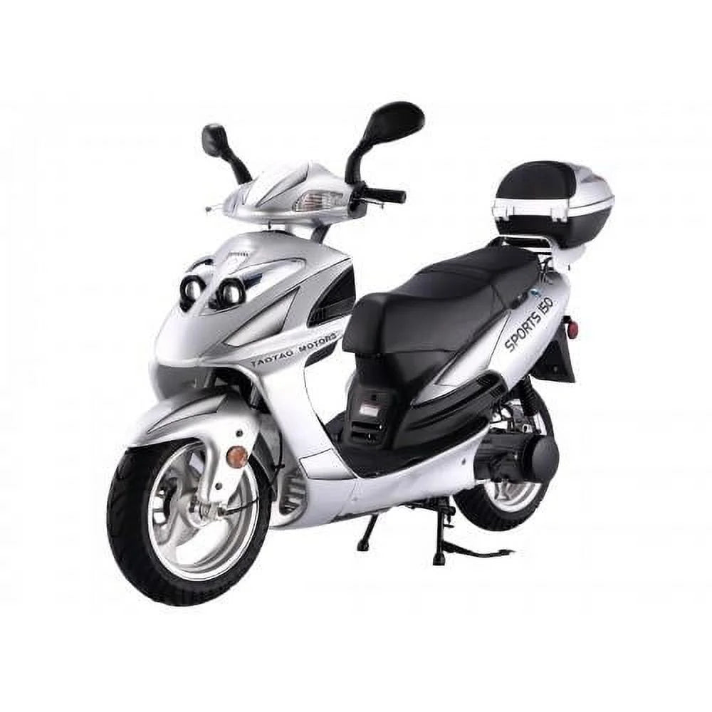TaoTao Lancer 150cc Gas Fully Automatic Scooter with Matching Storage Trunk - Sporty Black