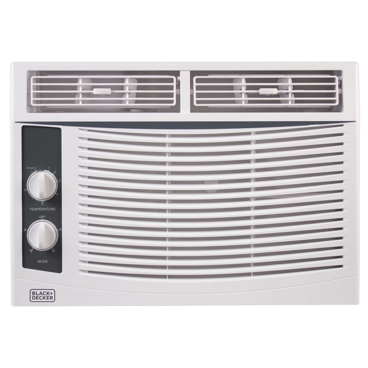 BLACK+DECKER BWAC05MWTB 5,000 BTU Window Air Conditioner Unit, AC Cools Up to 150 Square Feet, Energy Efficient, White