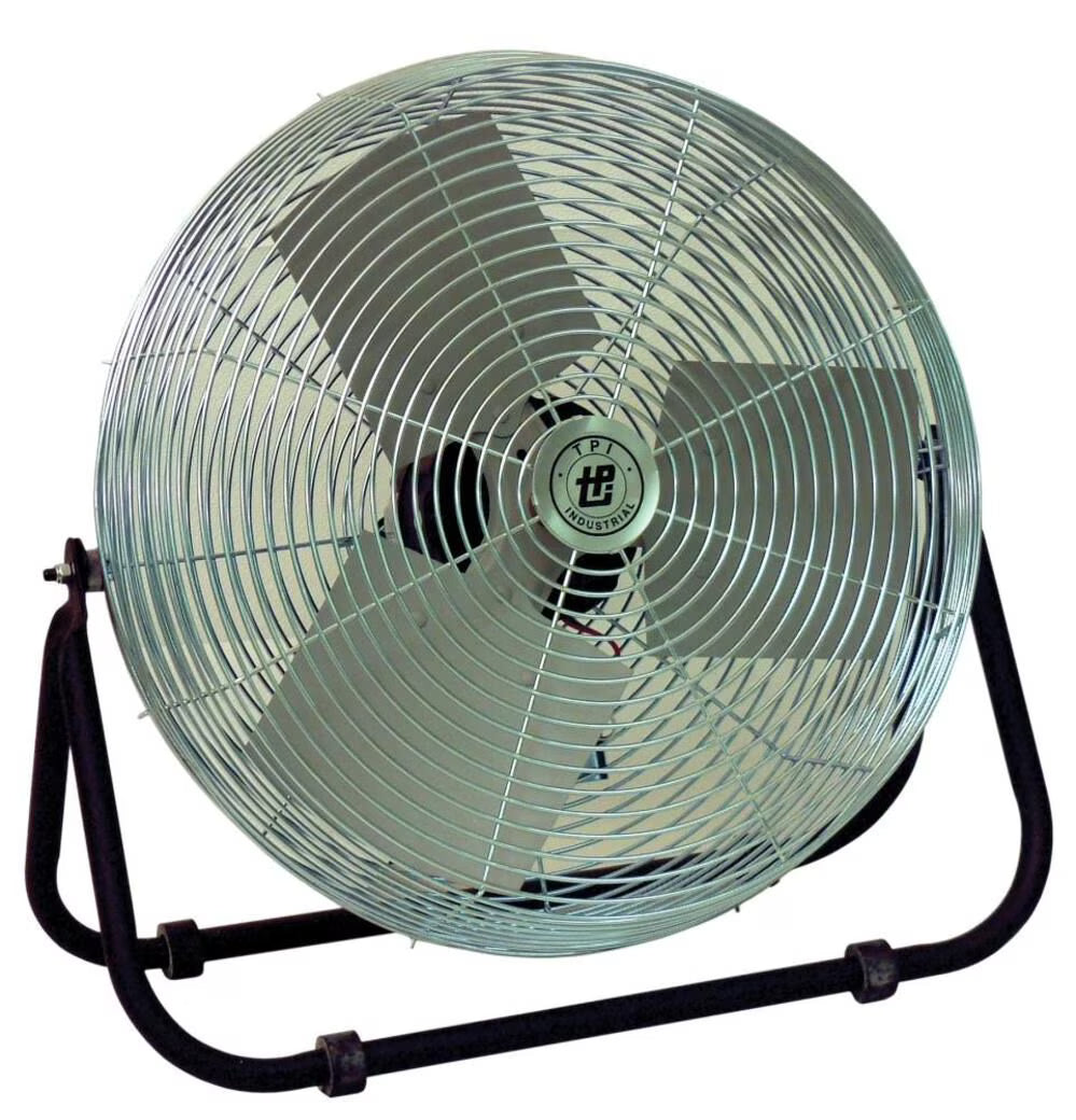 TPI 1-Phase, 120V 12" Industrial Floor Fan 1/12 HP