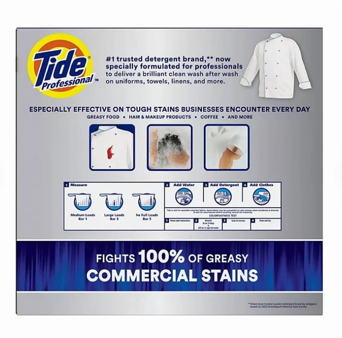 Tide Professional Commercial Powder Laundry Detergent, For Business Use, 226 loads, 2 boxes