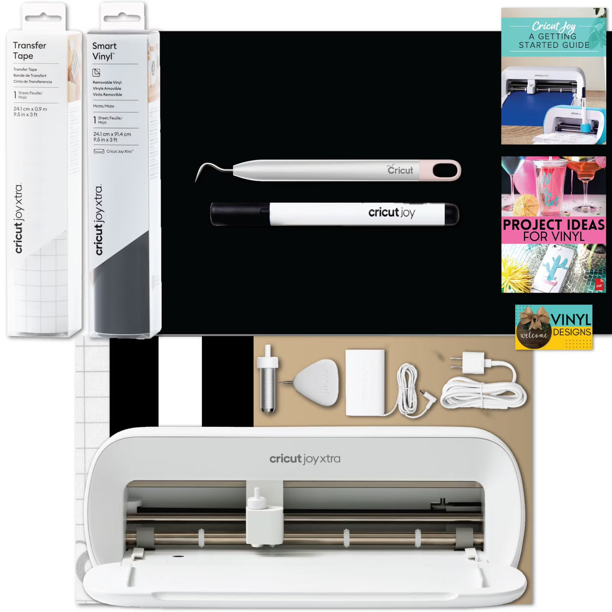 Cricut Joy Xtra Die-Cutting Machine Sticker Edition Bundle, White- New Walmart Exclusive