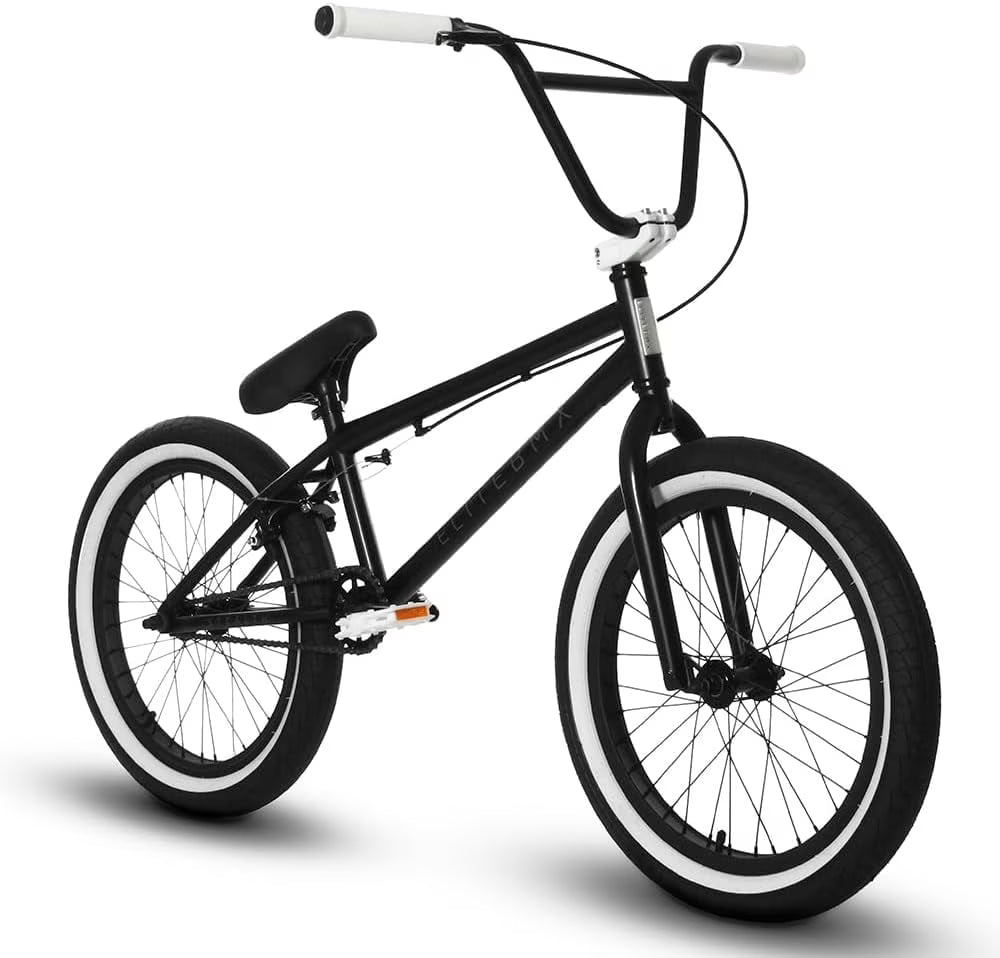Elite BMX Bicycle 20” Freestyle Bike - Stealth Blue Purple Ideal for Ages 7 to 18 Years