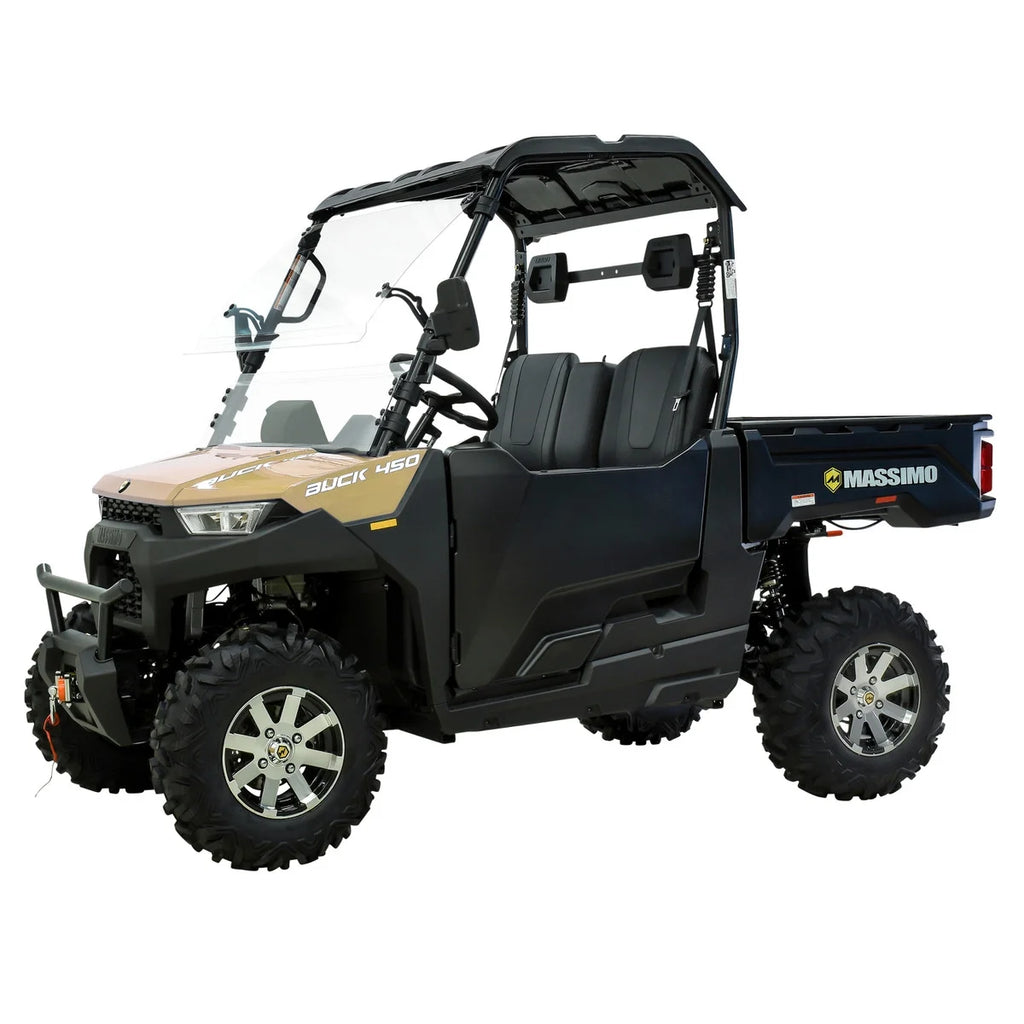 Massimo Buck 450 Side by Side UTV, EFI, 4 Stroke, 325cc, 25.5 HP, 4X4, 3000lb Winch - Red