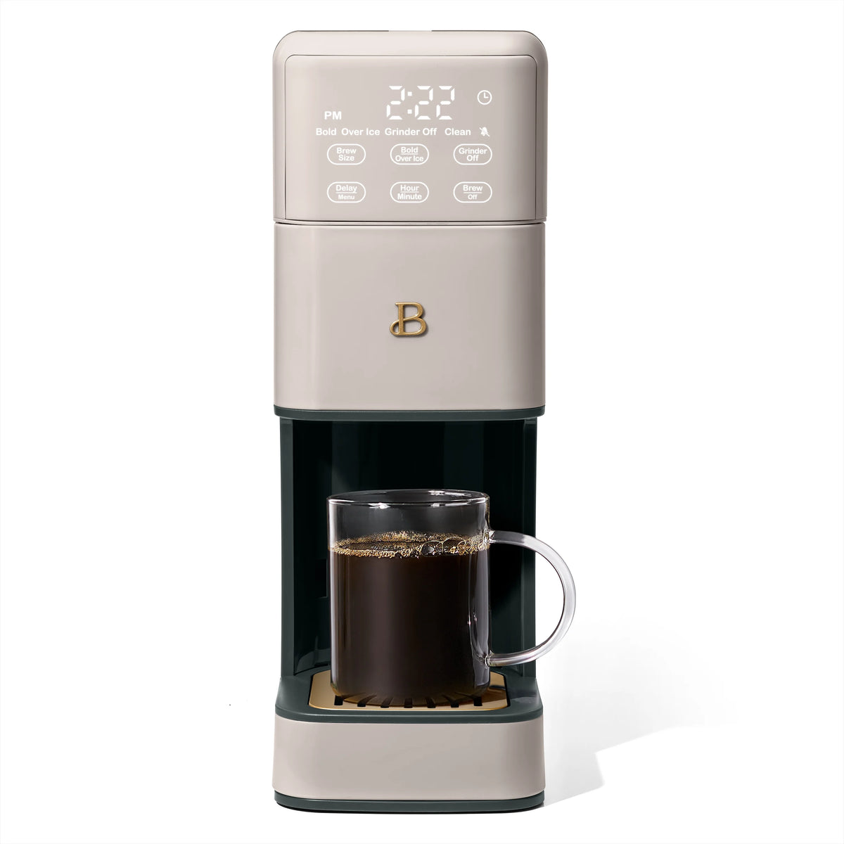 Beautiful Perfect Grind�?Programmable Single Serve Coffee Maker, White Icing by Drew Barrymore