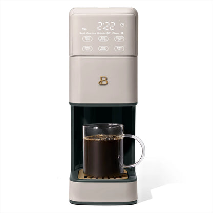 Beautiful Perfect Grind�?Programmable Single Serve Coffee Maker, White Icing by Drew Barrymore