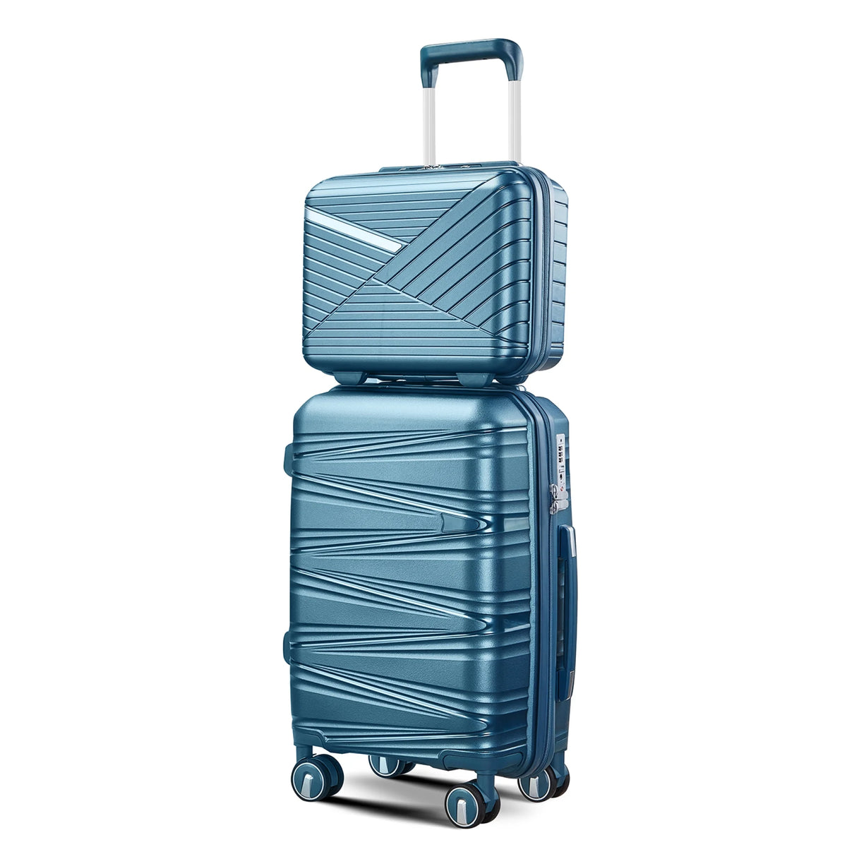 Luggage 4 Piece Sets(14/20/24/28), Hard Shell Lightweight TSA Lock Carry on Expandable Suitcase with Spinner Wheels