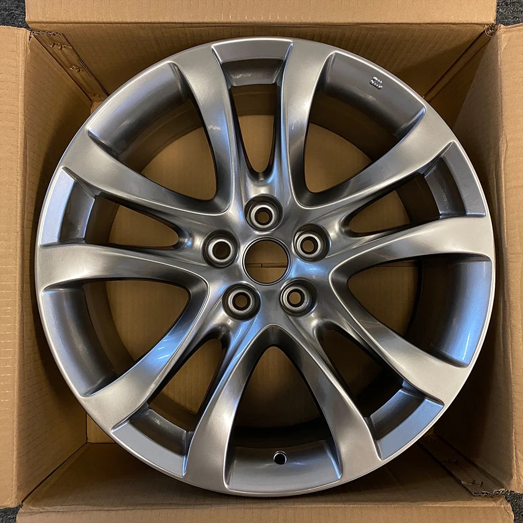 19" 19x7.5" Automotive Rim New Single Wheel for Mazda 6 2014 - 2017 Dark Hyper Silver OEM Design Replacement