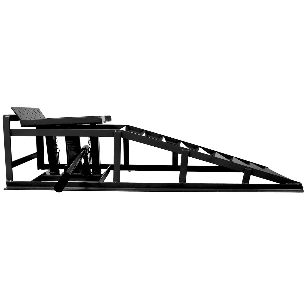 Riedhoff Hydraulic Car Ramps 2 Pack, 11000 LBS Max, Lift Height 9.48" to 16.21", Heavy Duty, Black