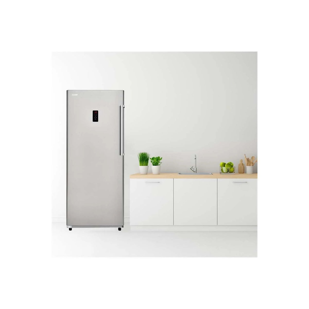 Conserv 17 cu. ft Convertible Upright Freezer/Refrigerator in Stainless