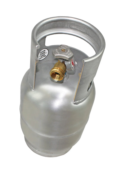 Flame King 5LB Aluminum Propane Tank with Gauge & OPD Valve, Corrosion-Resistant and Rust-Free