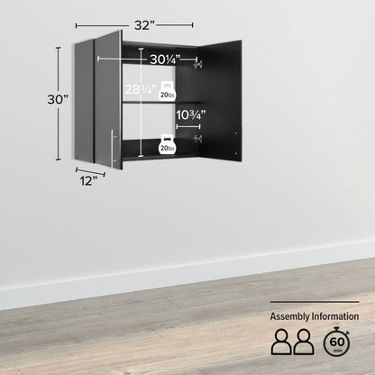 Prepac Elite 32" Wall Cabinet, White