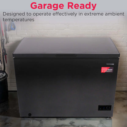 Frigidaire, 5.0 Cu. ft. Chest Freezer, Black Granite Design