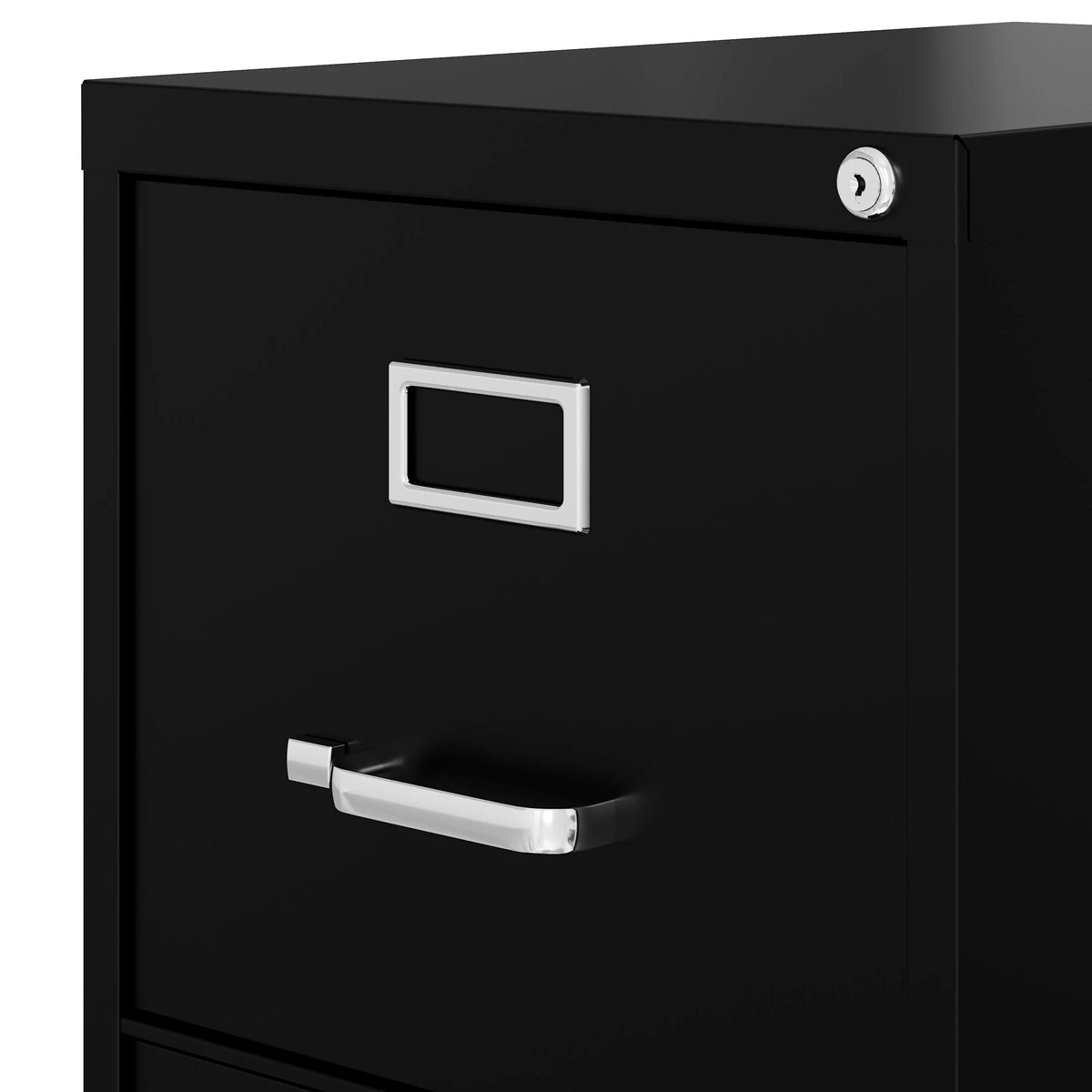 Hirsh 22" Deep 3 Drawer Letter Width Vertical File Cabinet, Commercial Grade, Gray