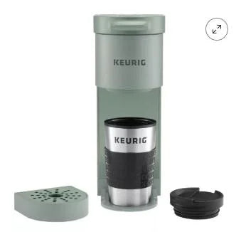 Keurig K-Mini Go Single-Serve K-Cup Pods Coffee Maker Sage