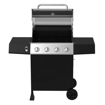 Expert Grill 4-Burner Gas Grill, Stainless Steel/Black