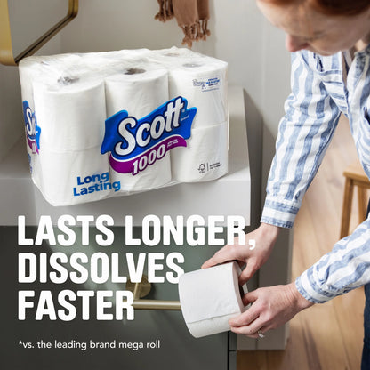 (3 pack) Scott 1000 Toilet Paper, 36 Rolls, 1,000 Sheets per Roll