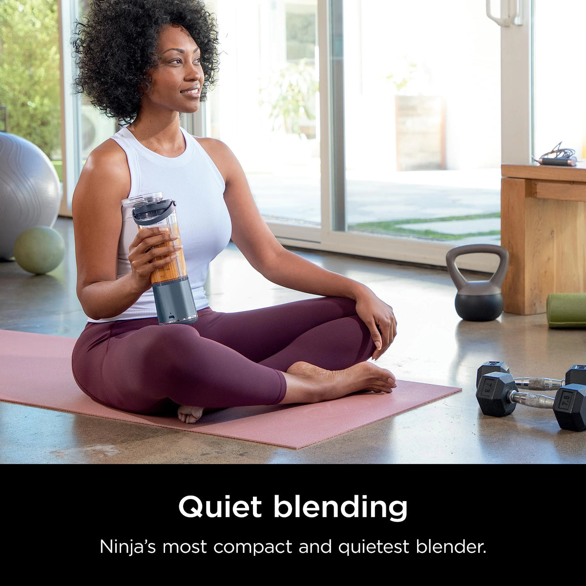 Ninja Blast Portable Blender, Cordless, 18oz. Vessel, Personal Blender for Shakes & Smoothies, BPA Free, Leakproof Lid & Sip Spout, USB-C Rechargeable, Dishwasher Safe Parts, Metallic Purple,