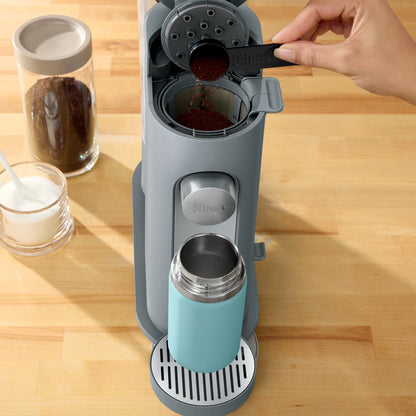 Ninja Pods & Grounds Single-Serve Coffee Brewer, Steam Grey