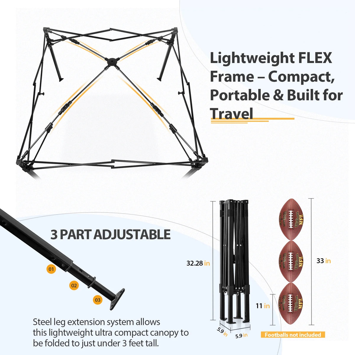 EAGLE PEAK Flex Ultra Compact 4 ft x 4 ft Pop-up Changing Room Canopy, Portable Privacy Cabana