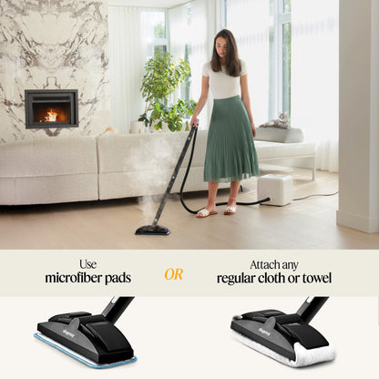 Dupray Neat Steam Cleaner 17-Piece Kit �?Our bestselling multipurpose steam cleaner with all the tools to clean, detail, sanitize*, deodorize floors, grout, bathrooms, kitchens and more. 1500w