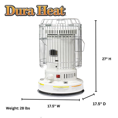 Dura Heat Convection Kerosene Heater, 23,800 BTU, Indoor Portable Heater - DH2304BB