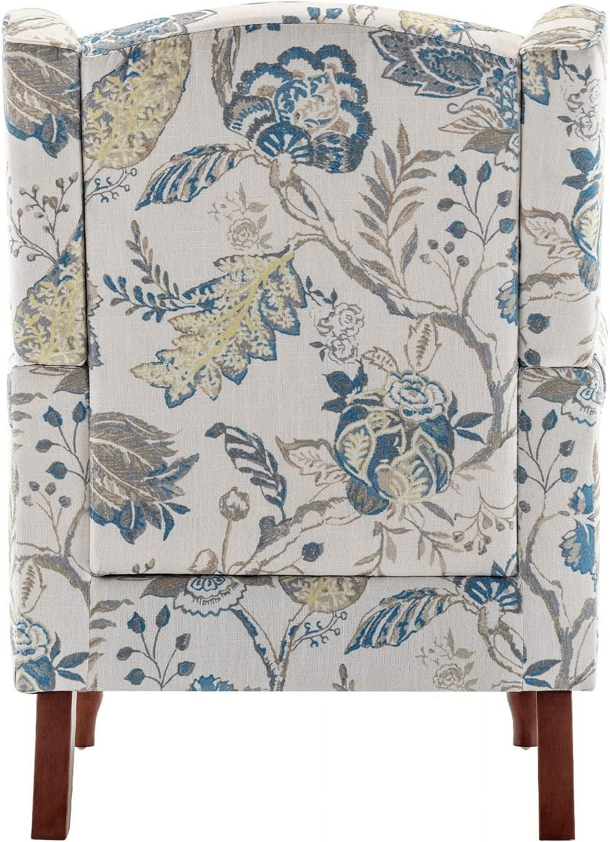 EROMMY Upholstered Accent Chair, Floral Print Fabric Armchair