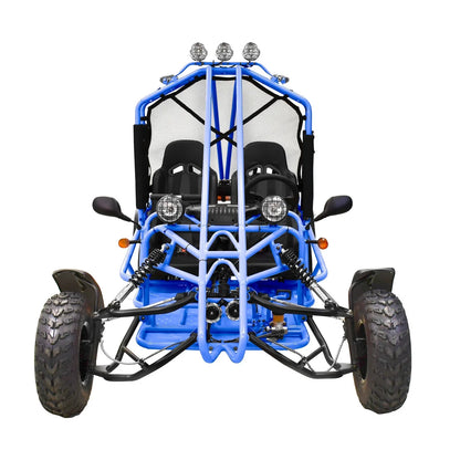 Massimo GKA 200 169cc EFI Adult Go Kart with 10HP Engine, 2WD Off-Road Go Cart, Dual Seats, Red
