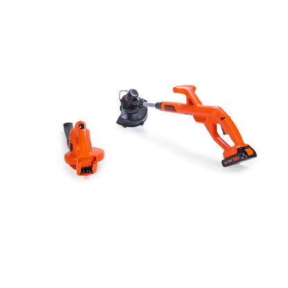 BLACK+DECKER 20V MAX* Lithium 10 In. String Trimmer/Edger + Hard Surface Sweeper Combo Kit, LCC221