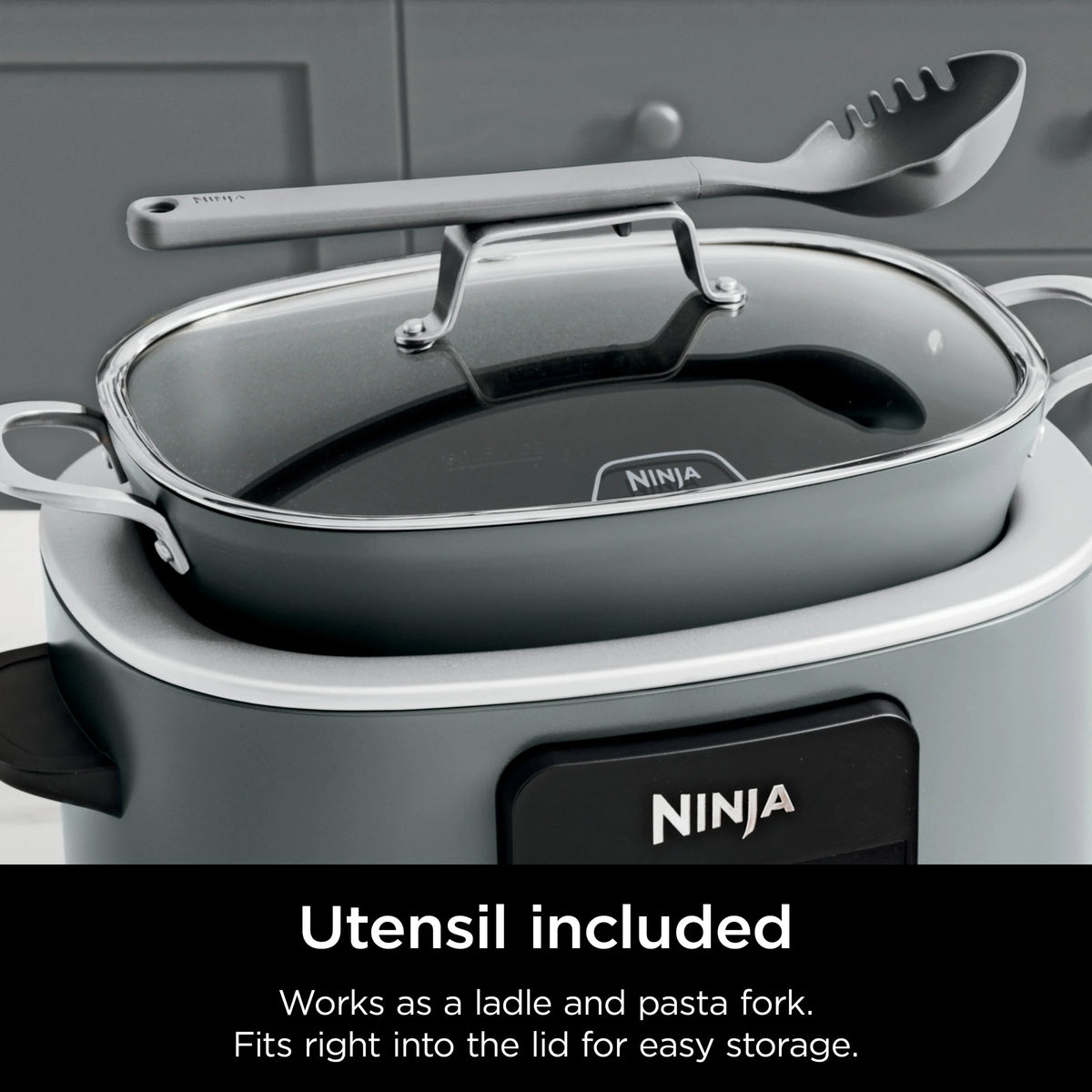 Ninja Foodi 8.5 Qt PossibleCooker PRO,Gray, MC1001