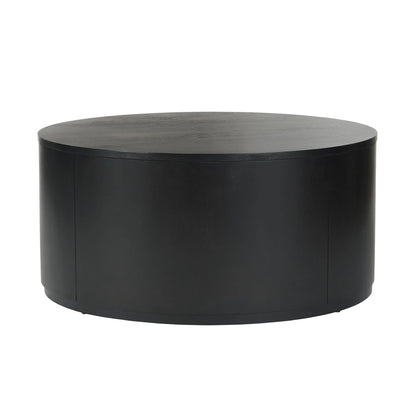 Better Homes & Gardens Miller Drum Coffee Table, Black