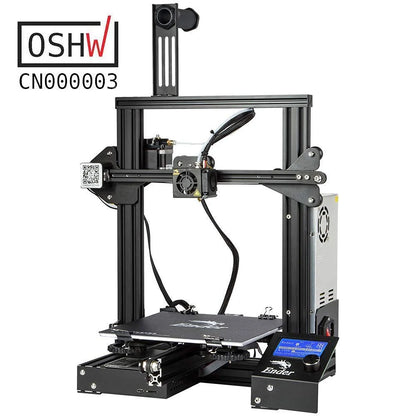 Creality Ender 3 3D Printer Fully Open Source with Resume Printing Function Printing Size 220x220x250mm Aluminum Black