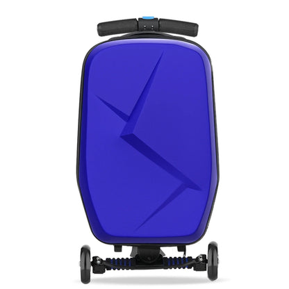Advwin Scooter Luggage for Kids & Adults, Hardside Ride on Suitcase for Kids Ages 4-15 Multifunctional Lightweight Foldable Carry on Luggage with Wheels Ride on for Children Teenagers, Pink