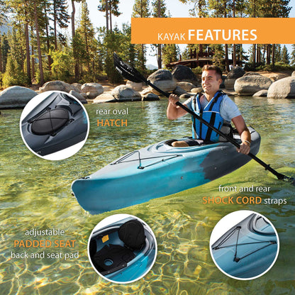 Lifetime Guster 10 Sit-Inside Kayak- Lime Green (90527)