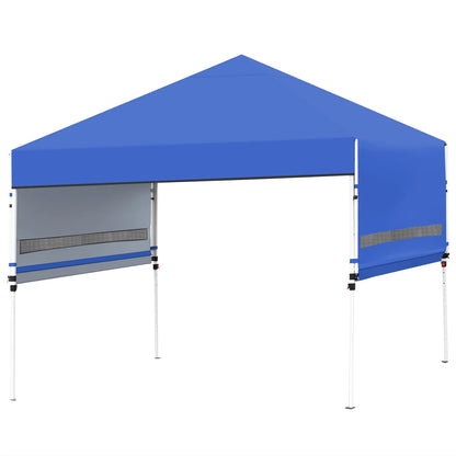 Patiojoy 10x17ft Pop up Canopy  3 Height Adjustment Folding Tent with Roller Bag White