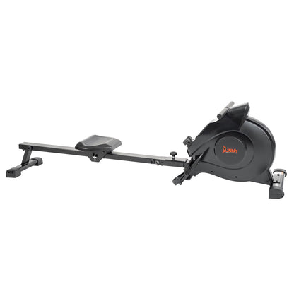 Sunny Health & Fitness 53.4" Extended Slide Rail Magnetic Rowing Machine Rower with Free SunnyFit App Membership - SF-RW5515
