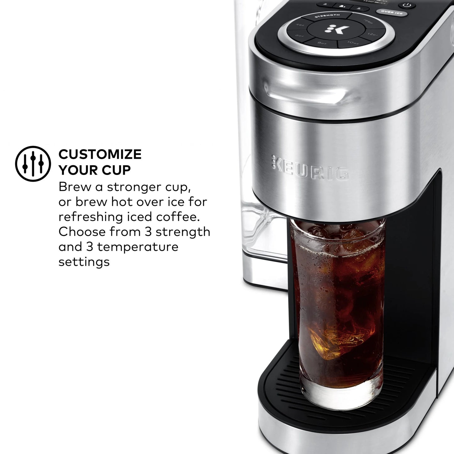 Keurig K-Supreme Plus Steel Single-Serve K-Cup Pod Coffee Maker