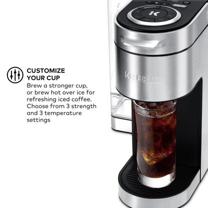 Keurig K-Supreme Plus Steel Single-Serve K-Cup Pod Coffee Maker