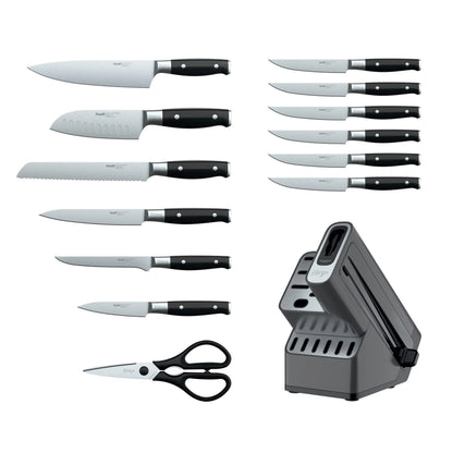 Ninja Foodi NeverDull Premium 14pc German Stainless Steel Knife System & Built-in Sharpener, K32014