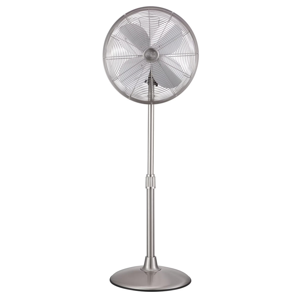 Good Housekeeping 16" 3-Speed Oscillating Pedestal Fan