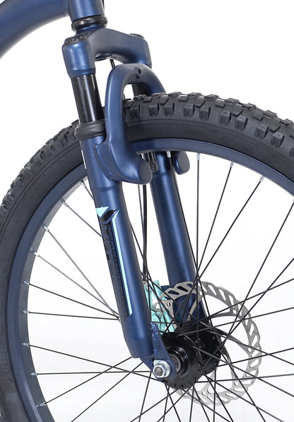 24" Bella Vista Girl's Full Suspension Mountain Bike, Blue