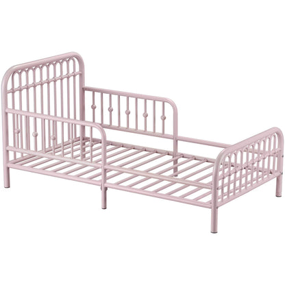 Little Seeds Monarch Hill Ivy Metal Toddler Bed, Gold