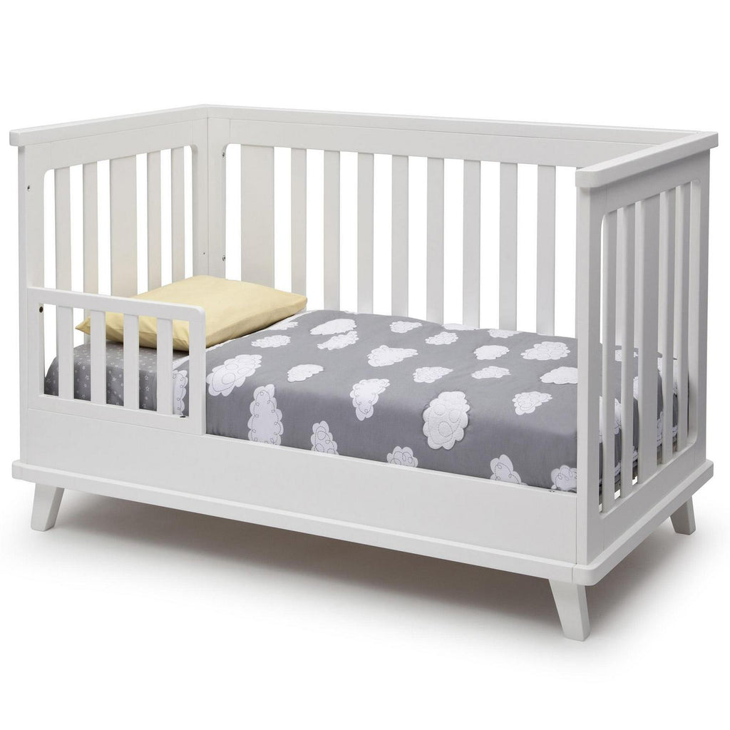 Delta Children Ava 3-in-1 Convertible Baby Crib. White
