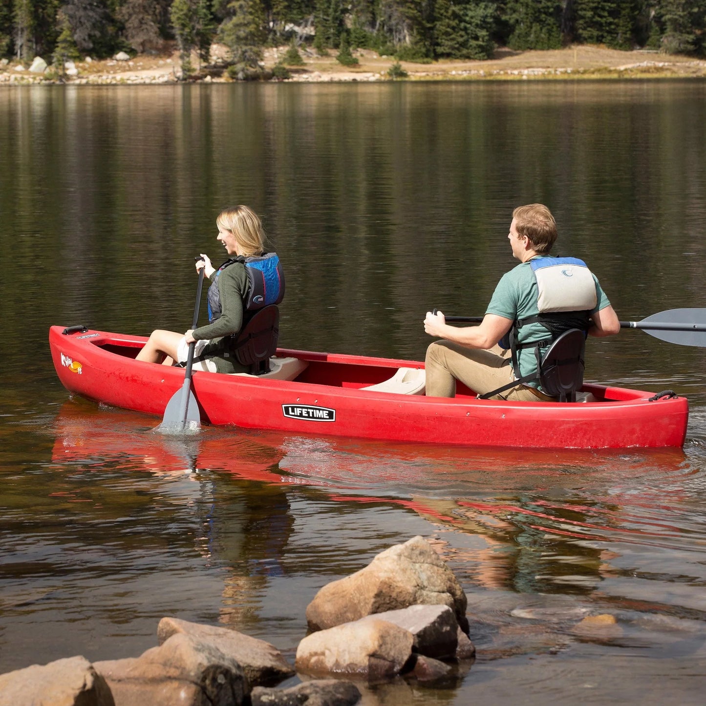 Lifetime Kodiak 13 ft Canoe, Red (90658)