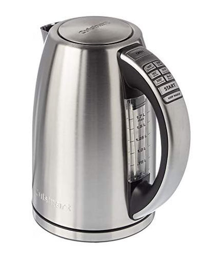 Cuisinart CPK-17 PerfecTemp 1.7-Liter Stainless Steel Cordless Electric kettle, Graphite